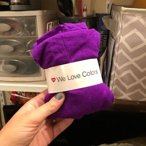 Opaque Violet Tights